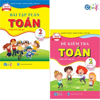 Sách - Combo Bài Tập Tuần và Đề Kiểm Tra Toán Lớp 2 - Chân Trời Sáng Tạo - Học Kì 1 (2 cuốn)