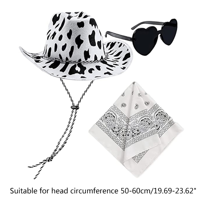 1 Set Mũ Cao Bồi Và Mặt Nạ Hóa Trang