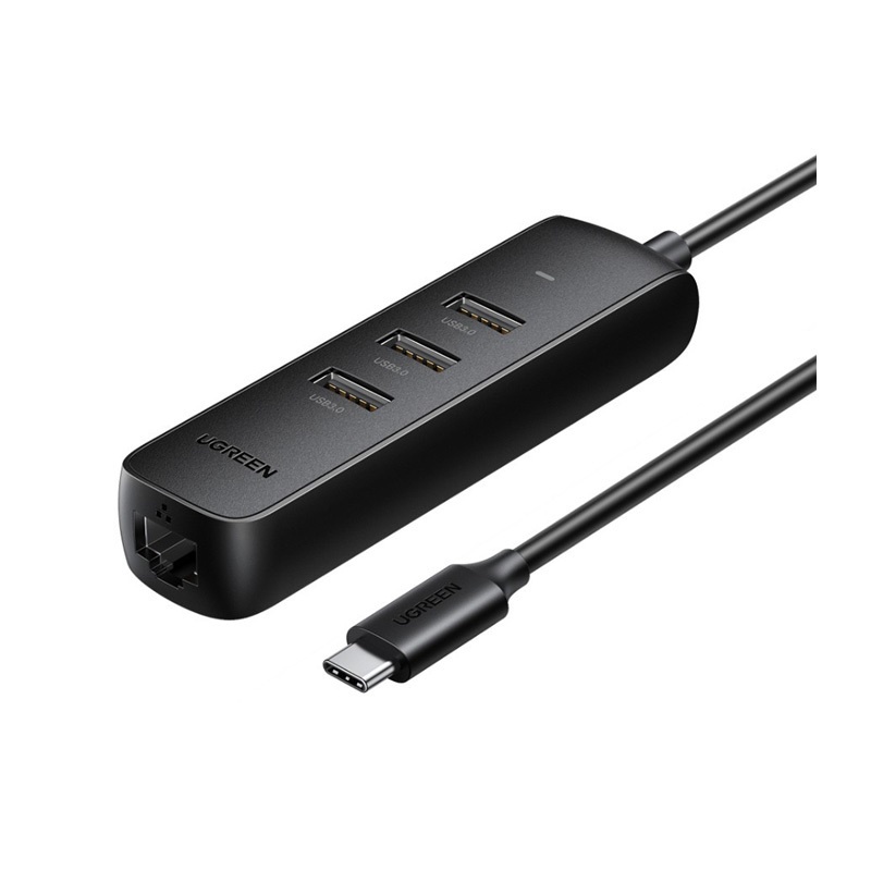 Cáp chuyển USB Type C to Lan + USB HUB Ugreen 10917