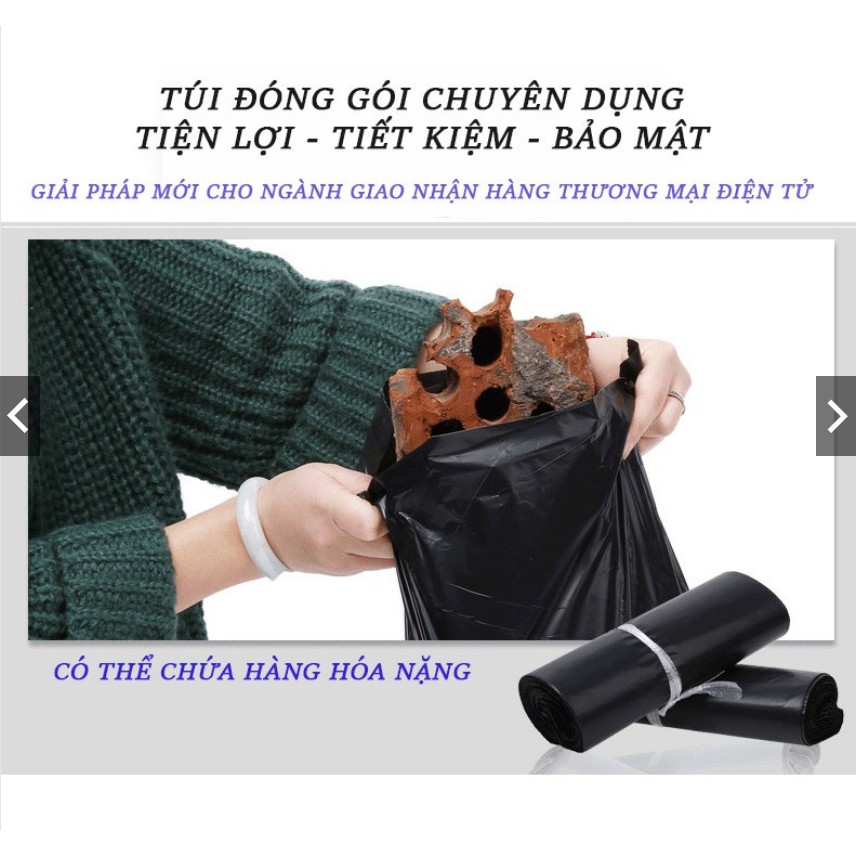 Combo 4kg túi nylon đen đựng rác, gói hàng