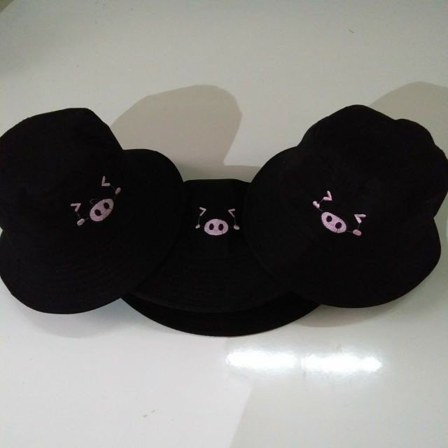 Mũ Bucket Thêu Hình Thời Trang Hàn Quốc Cho Nam Nữ. Hàng loại 1