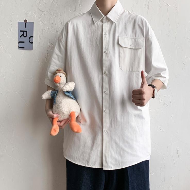 Áo sơ mi nam bigsize từ 3XL đến 5XL (90kg, 100kg, tối đa 145kg), sơmi tay lỡ size lớn nam nữ | BigBuy360 - bigbuy360.vn