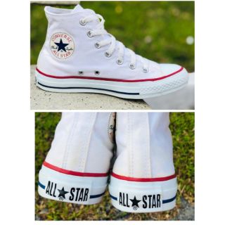 Thanh lí giày Converse cổ cao trắng Real