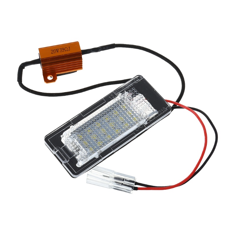 Set 2 Đèn LED 12V Chống Nước Gắn Biển Số Xe Ô Tô