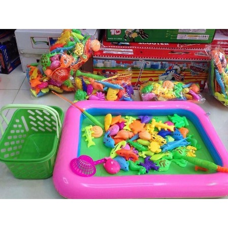 ĐỒ CHƠI CÂU CÁ ⚡️FREESHIP⚡️ BỘ ĐỒ CHƠI CÂU CÁ TẠI NHÀ CHO BÉ