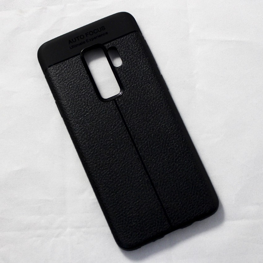 Ốp Galaxy S9 / S9 Plus dẻo vân giả Da cao cấp ( Đen )