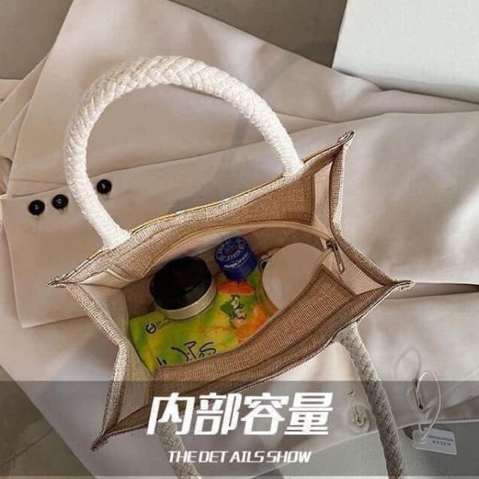 (SẴN 8 Mẫu) Túi Xách Cói Mini Họa Tiết Siêu Xinh Mẫu Mới Nhất | BigBuy360 - bigbuy360.vn