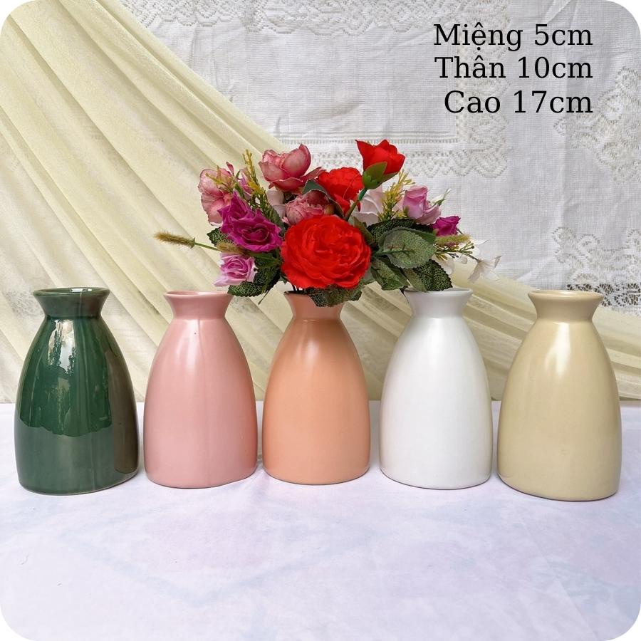 Lọ hoa decor  Gốm Sứ Bát Tràng  bình gốm cắm hoa,Lọ Phễu Trơn hoả biến GOMPHUQUY TM16