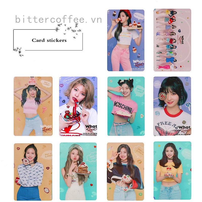 Bộ 10 thẻ ảnh nhóm nhạc Twice What is Love