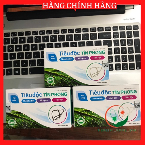 Tiêu độc Tín Phong mát gan tiêu độc thanh nhiệt hạ men gan bảo vệ chức năng gan giảm mẩn ngứa mề đay rôm sảy mụn nhọt