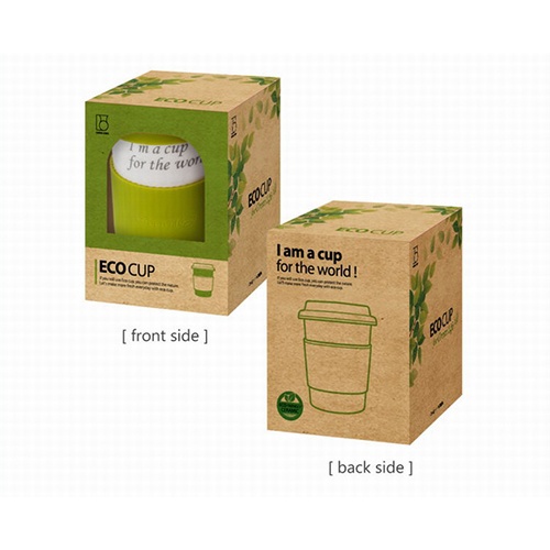 Ly Sứ Ceramic Nắp Silicone Eco Cup 370ml