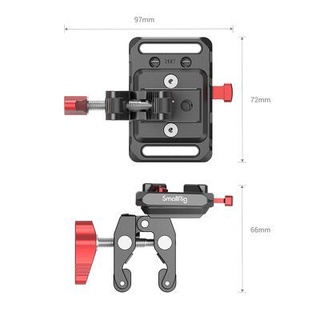 SmallRig Mini V Mount Battery Plate with Crab-Shaped Clamp 2989