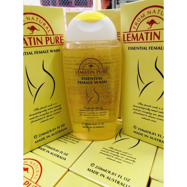 Dung dịch vệ sinh Lematin pure mềm dịu. Hàng nhập khẩu