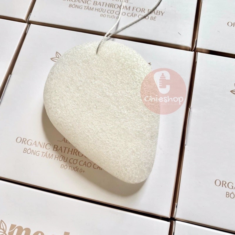Bông tắm cho bé hữu cơ Meebee cao cấp siêu mềm mại