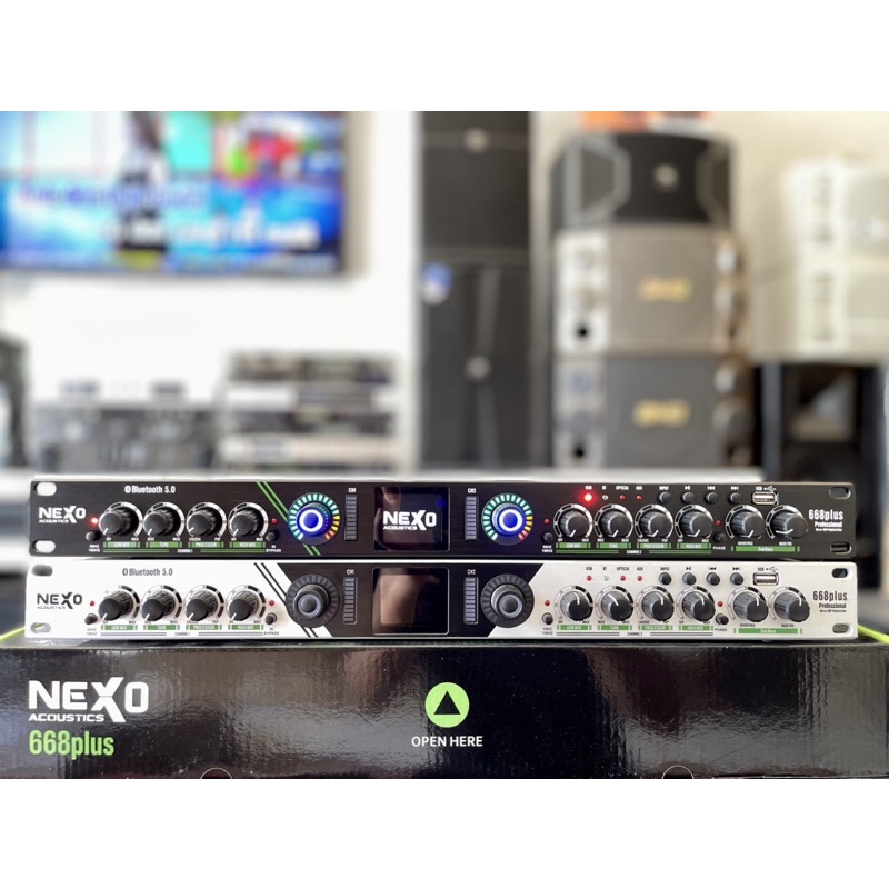 Nâng tiếng NEXO 668 Plus mới nhất 2022 có cổng quang bluetooh 5.0