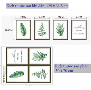 Decal dán tường - Khung Tranh -SK7131