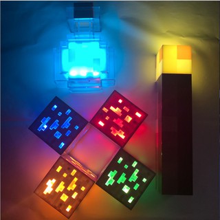 Đồ chơi minecraft đèn đuốc cực chất