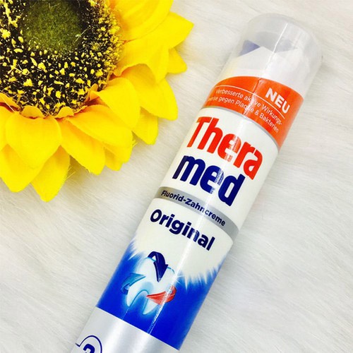 Kem đánh răng trắng răng Theramed của Đức - Shop Mecici