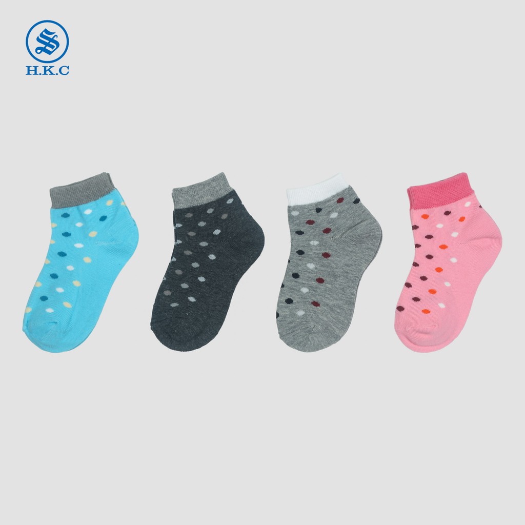 Combo 5Đ Tất Trẻ Em C24 Chấm Bi