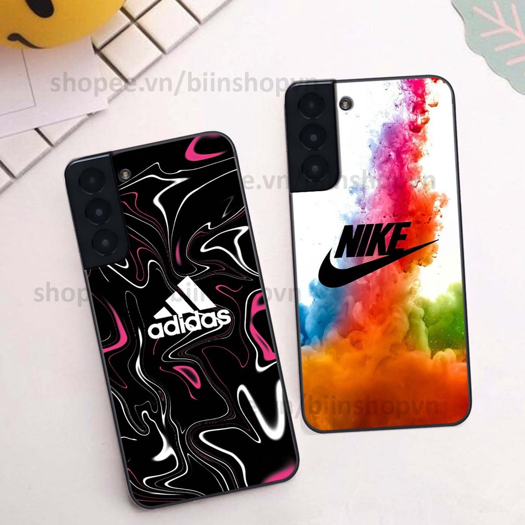 Ốp Samsung S21 / S21 FE / S21 Plus / S21+ in hình thương hiệu nhiều màu sắc thể thao cá tính thời trang