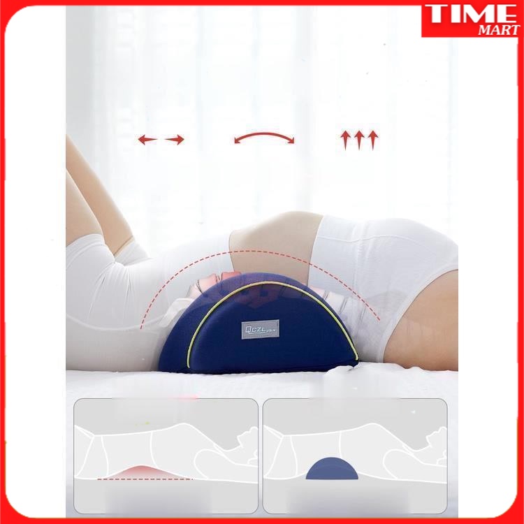 Gối Thắt Lưng Giường Ngủ, Đệm Đỡ Đĩa Đệm Thắt Lưng, Dụng Cụ Thần Thánh Khi Ngủ Cho Bà Bầu, Đệm Tựa Eo Ngủ Bên [TIME-MART