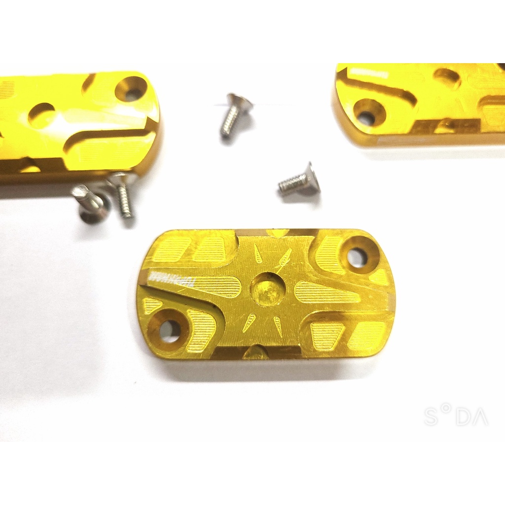 Nắp dầu CNC màu vàng dùng cho xe HONDA hàng tồn rẻ