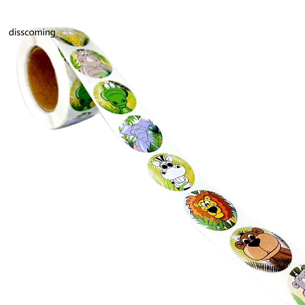 Bộ 500 miếng dán trang trí hình động vật dễ thương chống thấm nước