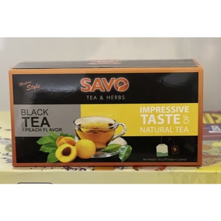 Trà đào túi lọc savo 25 gói
