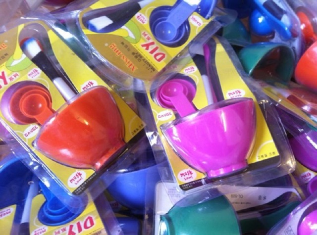 Bộ Bát Trộn Đắp Mặt Hình Nấm | BigBuy360 - bigbuy360.vn