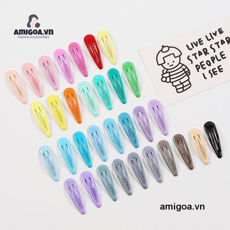 ✨✨Kẹp Tóc Màu Sắc Đơn Giản Phong Cách Hàn Quốc Cho Nữ