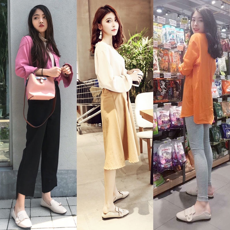 Giày lười đế mềm thời trang mùa thu cho mẹ bầu