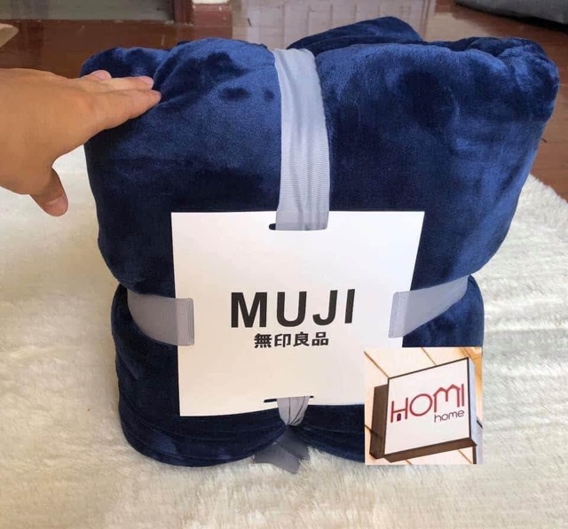 Chăn lông cừu Muji cao cấp