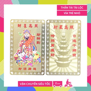 Kim bài Thần Tài Khai Trương rước lộc buôn may bán đắt khai trương phải có