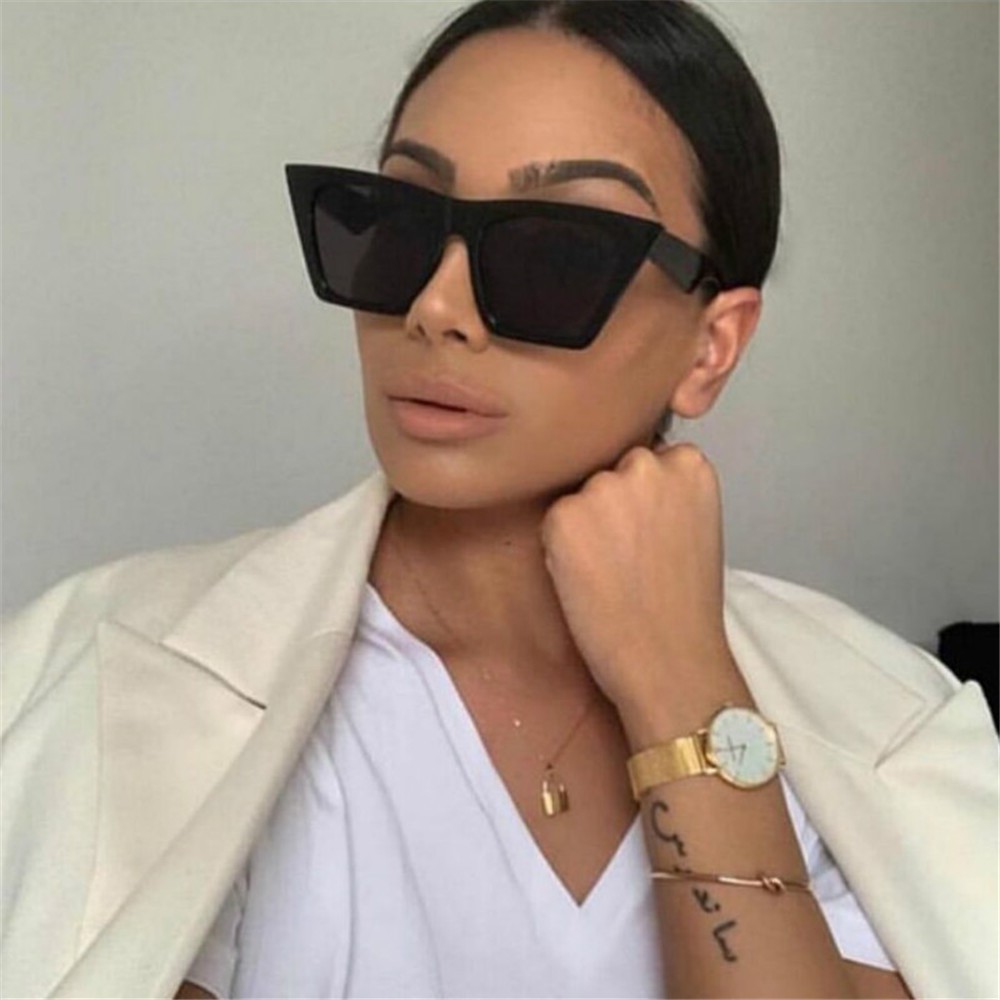 🌵CACTU🌵 Summer Sun Glasses Trendy Style Vintage Shades Sunglasses for Women Streetwear Fashion Square Frame UV400 Protection Eyewear Goggles/Multicolor