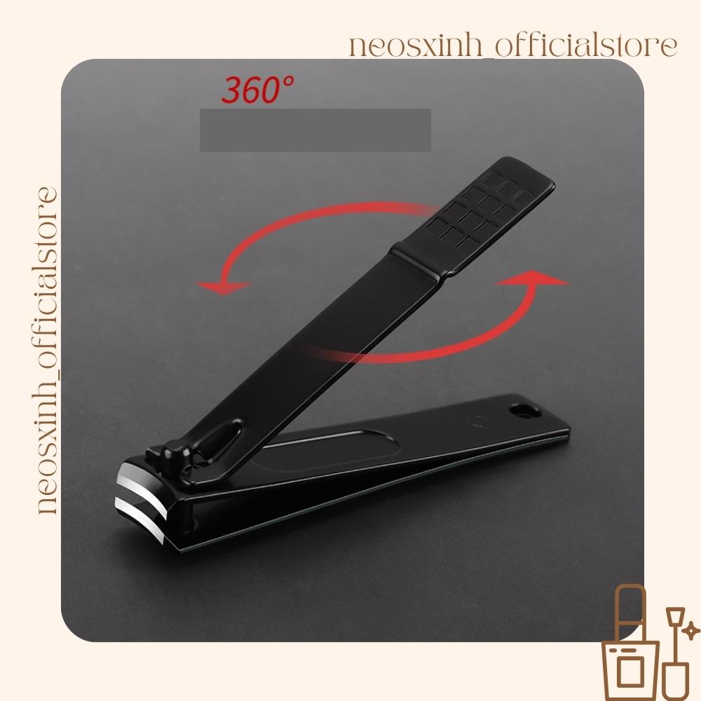 Cắt Bấm Móng Tay Mạ Đen 3 Kiểu Bằng Thép Không Gỉ - Neosxinh Nails