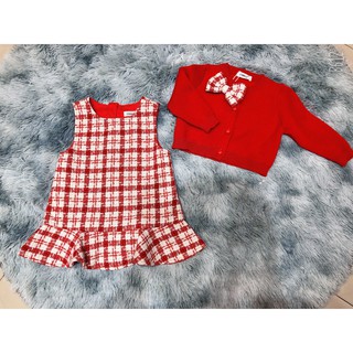 (Hàng Quảng Châu cao cấp) Set váy dạ sang chảnh cho bé gái