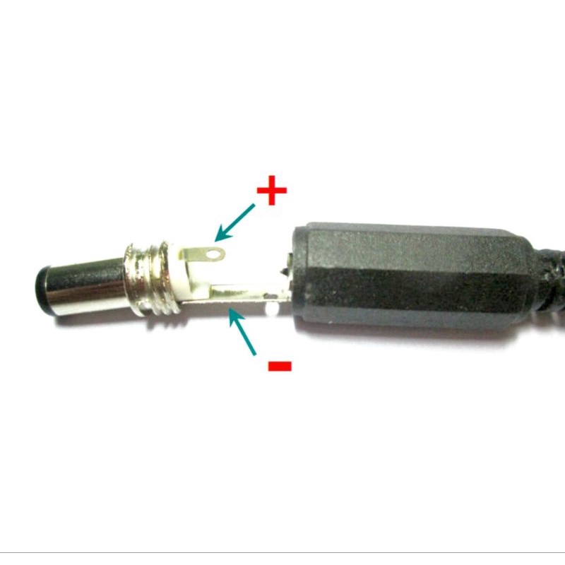 Đầu cắm / Jack đực nối nguồn DC5521-B 5.5x2.1 mm
