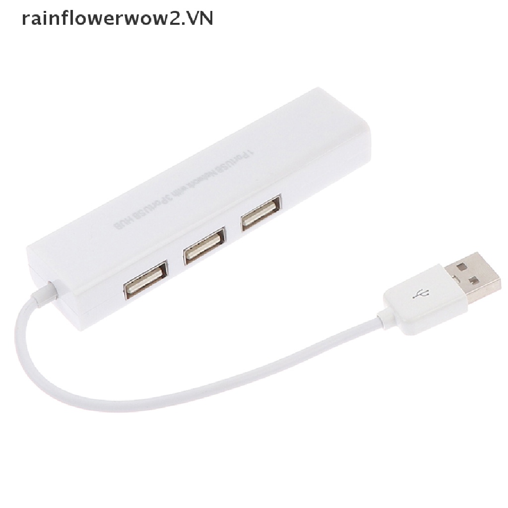 Bộ Chia 3 Cổng usb HUB 2.0 RJ45 Lan card