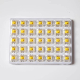   Hộp 35 switch  Switch bàn phím cơ Gateron Yellow Pro   Gateron Milky Yellow Pro - switch giá rẻ âm thock 