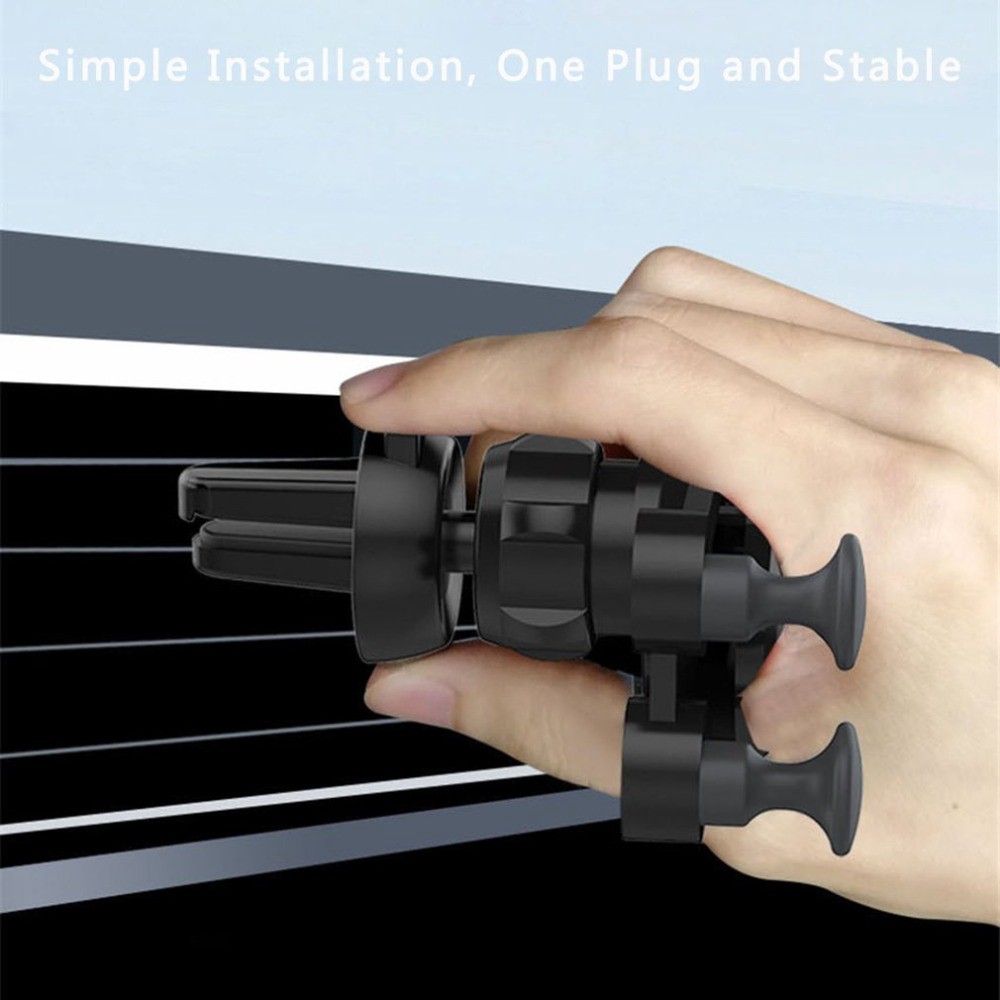 Giá Đỡ Điện Thoại Gắn Khe Điều Hòa Xe Hơi Chống Trượt Tiện Dụng