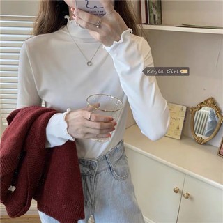 Áo thun cổ cao giữ nhiệt