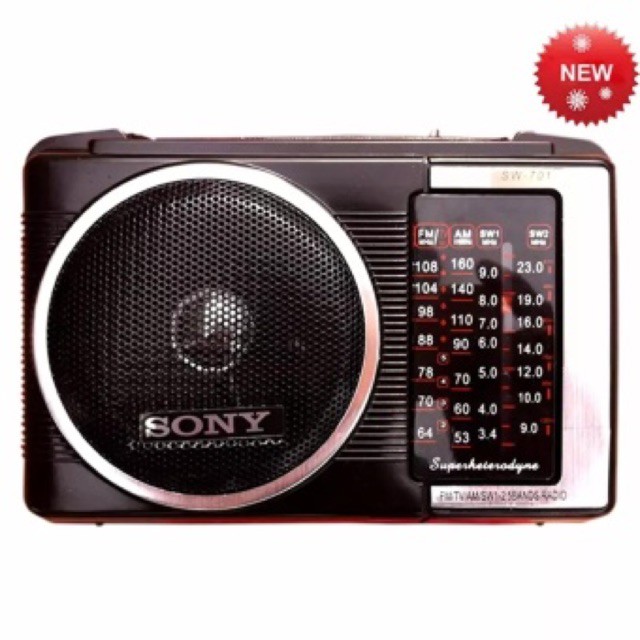 Đài sony Radio  FM, AM ,SW 701 ( bảo hành 3 tháng)