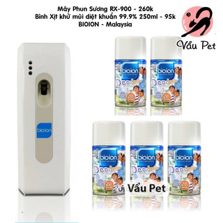 Máy Phun Sương Và Bình Hương Xịt Khử Mùi Khử Trùng Tự Động Bioion [Malaysia]