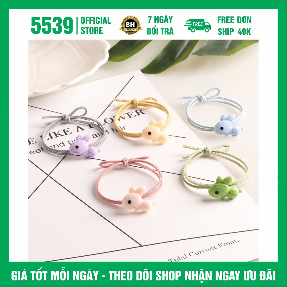 Dây cột tóc hàn quốc hình hoạt hình dễ thương nhiều màu thích hợp mọi lứa tuổi - Shop 5539