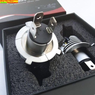 🚀 🌴ĐÈN PHA LED FIGHTER CHÂN H4 SIÊU SÁNG CHO XE MÁY ( GIÁ 1 BÓNG)🌴 🚀