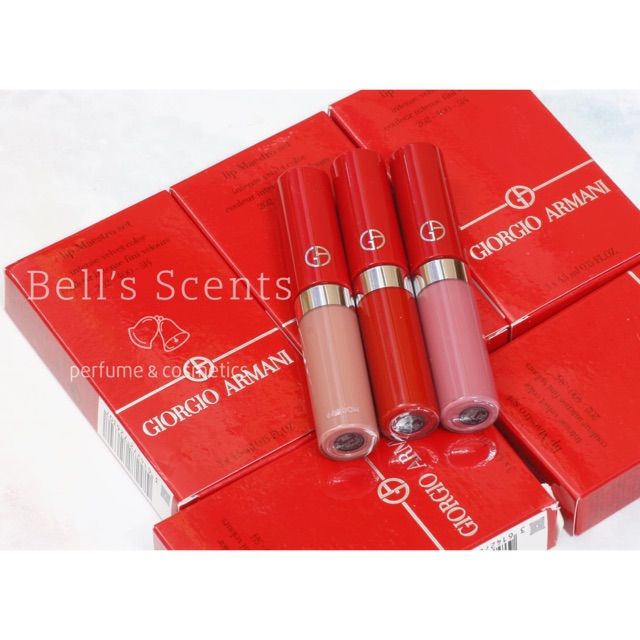 Set son Giorgio Armani Lip Maestro Trio Set