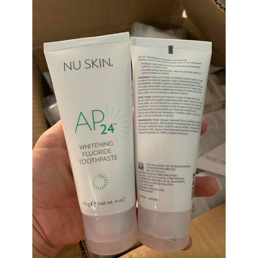 (KEM TIẾNG ANH) Kem đánh răng AP24 của Nuskin