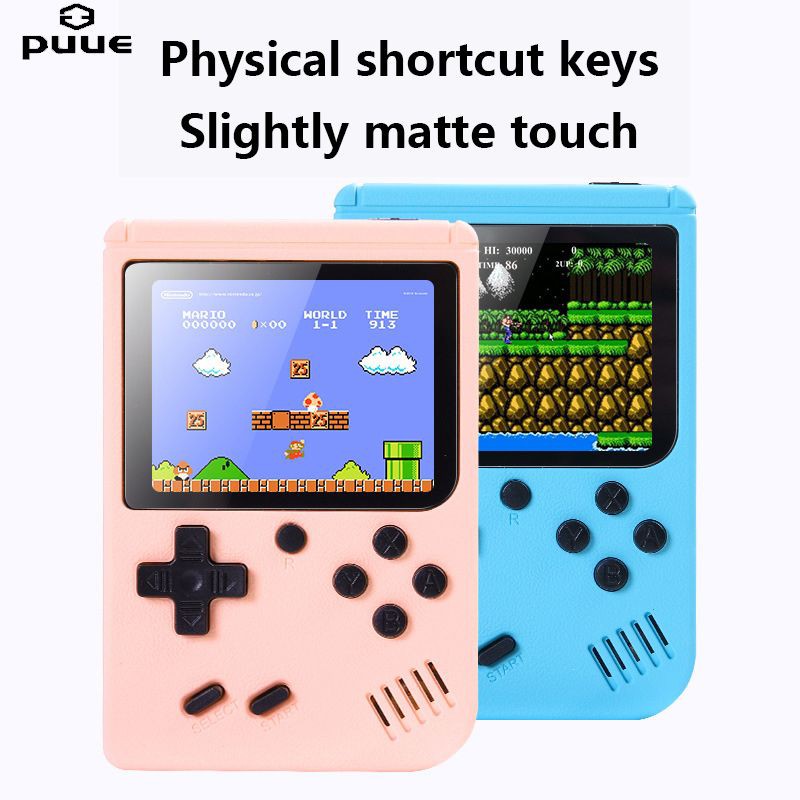 【Puue】 Built-in 800 Classic Games 8 Bit 3 inch Mini TV Handheld Retro FC Game Console HOT