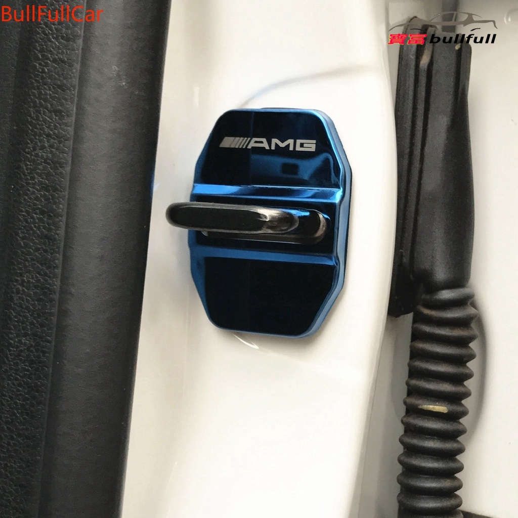Ốp Bảo Vệ Khóa Cửa Xe Hơi Benz AMG A B C E CLA GLA GLE GLC 250 300 200 Chống Rỉ Sét