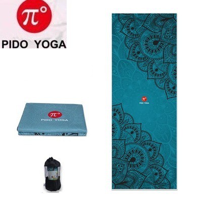 Khăn trải thảm tập Yoga Cao Cấp PIDO Bám siêu dính - Tặng kèm túi đựng